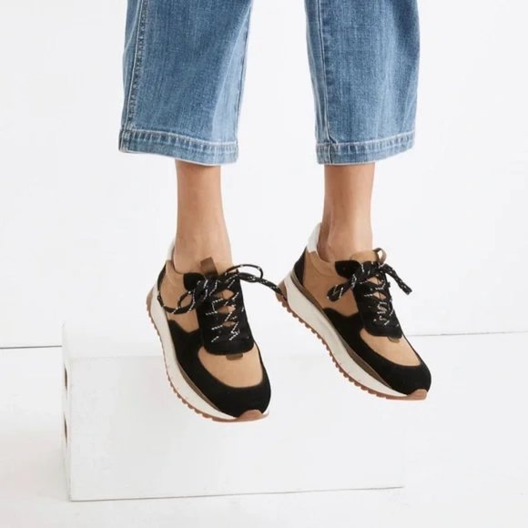 Madewell Kickoff Trainer Sneakers in Nubuck, Suede and Leather - Picture 2 of 9